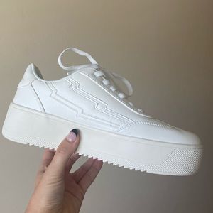 Nasty Gal Lightning White Sneakers